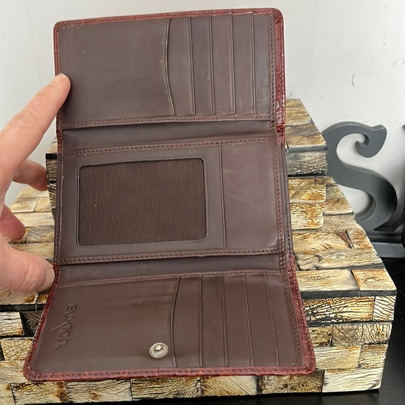 Vintage BUXTON Leather Wallet with Clasp Coin Pocket - Picture 4 of 14